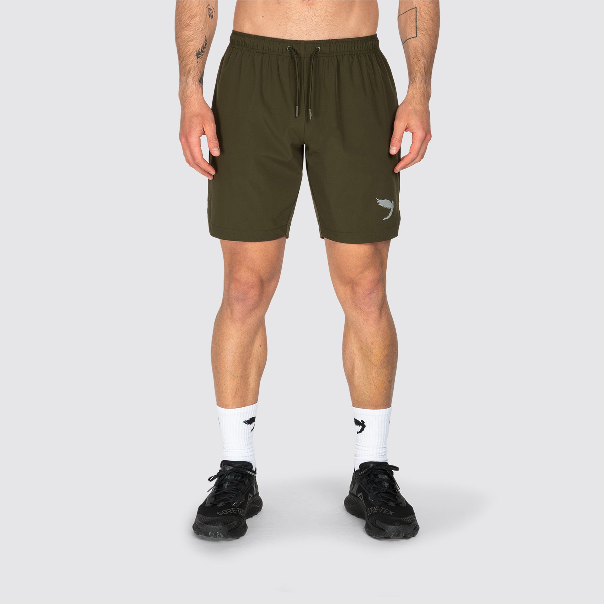 Olive green nike shorts best sale