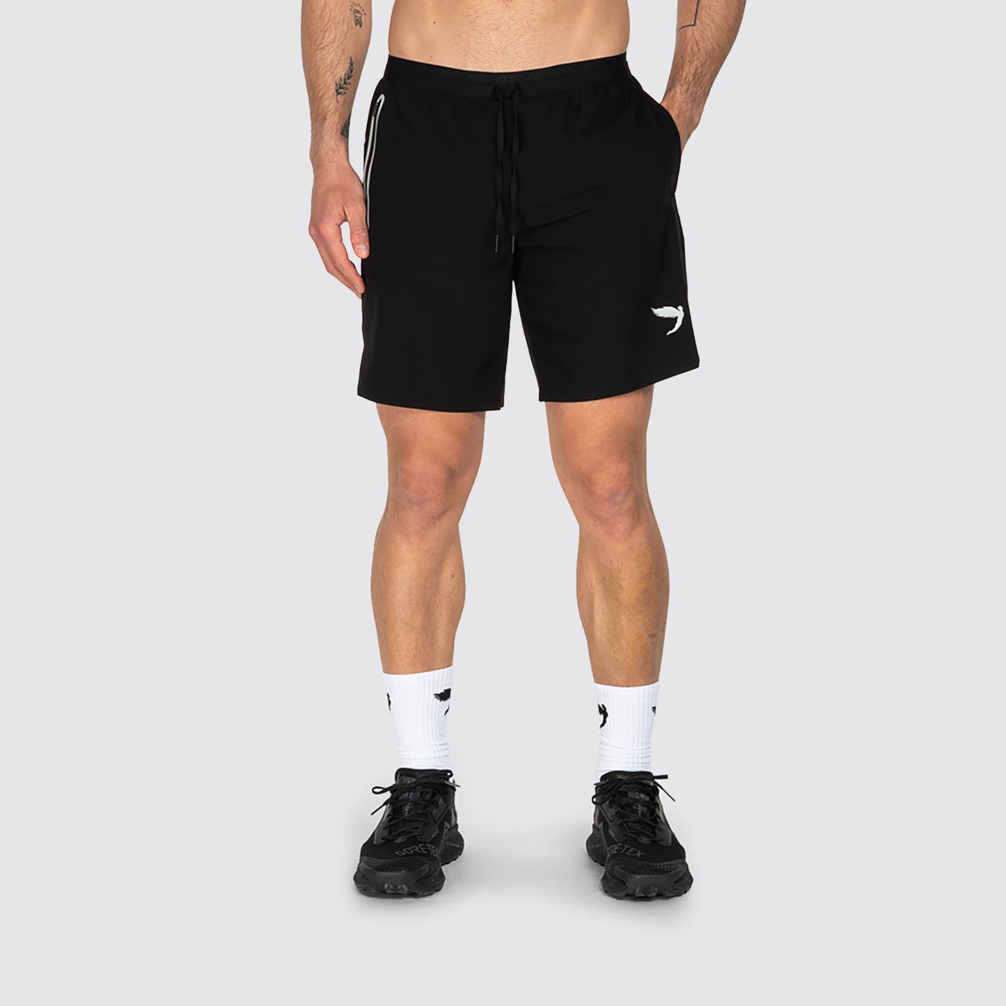 Tempo 2-1 Shorts Long Black (7006150328389)