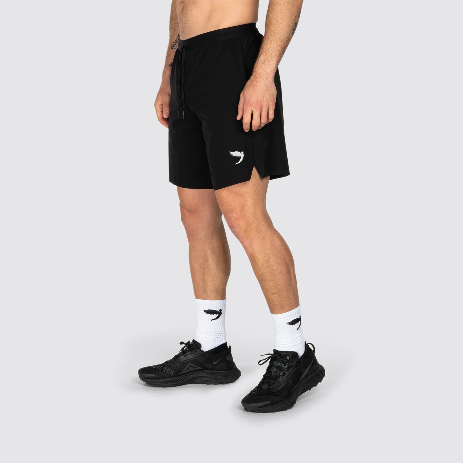 Tempo 2-1 Shorts Long Black (7006150328389)