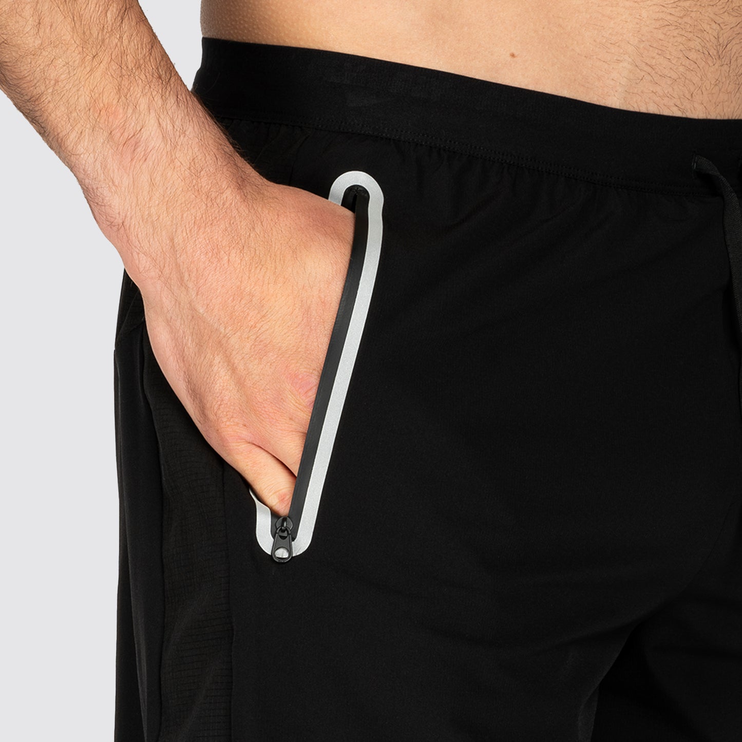 Tempo 2-1 Shorts Long Black (7006150328389)