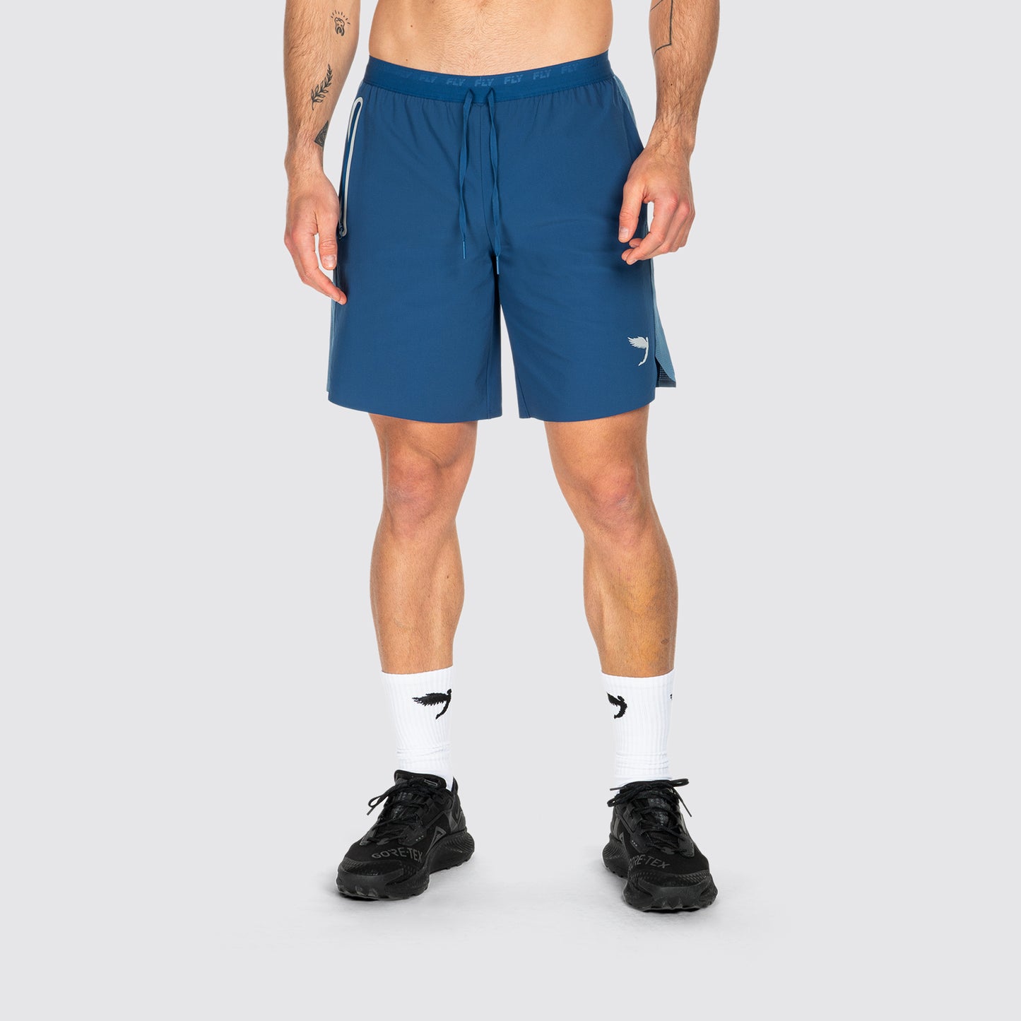 Tempo 2-1 Shorts Long Blue (7006150361157)