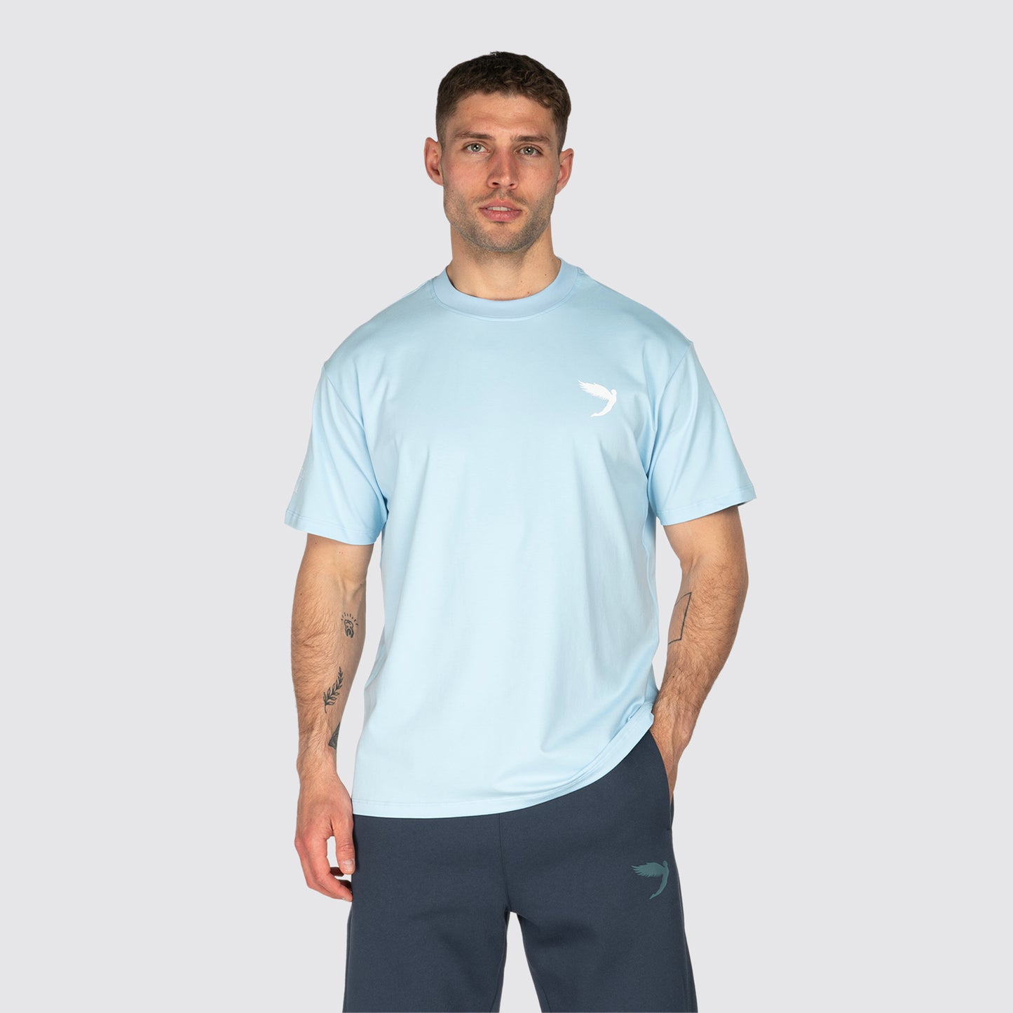 Undisputed Relaxed Fit Tee Aqua (7005802889285)