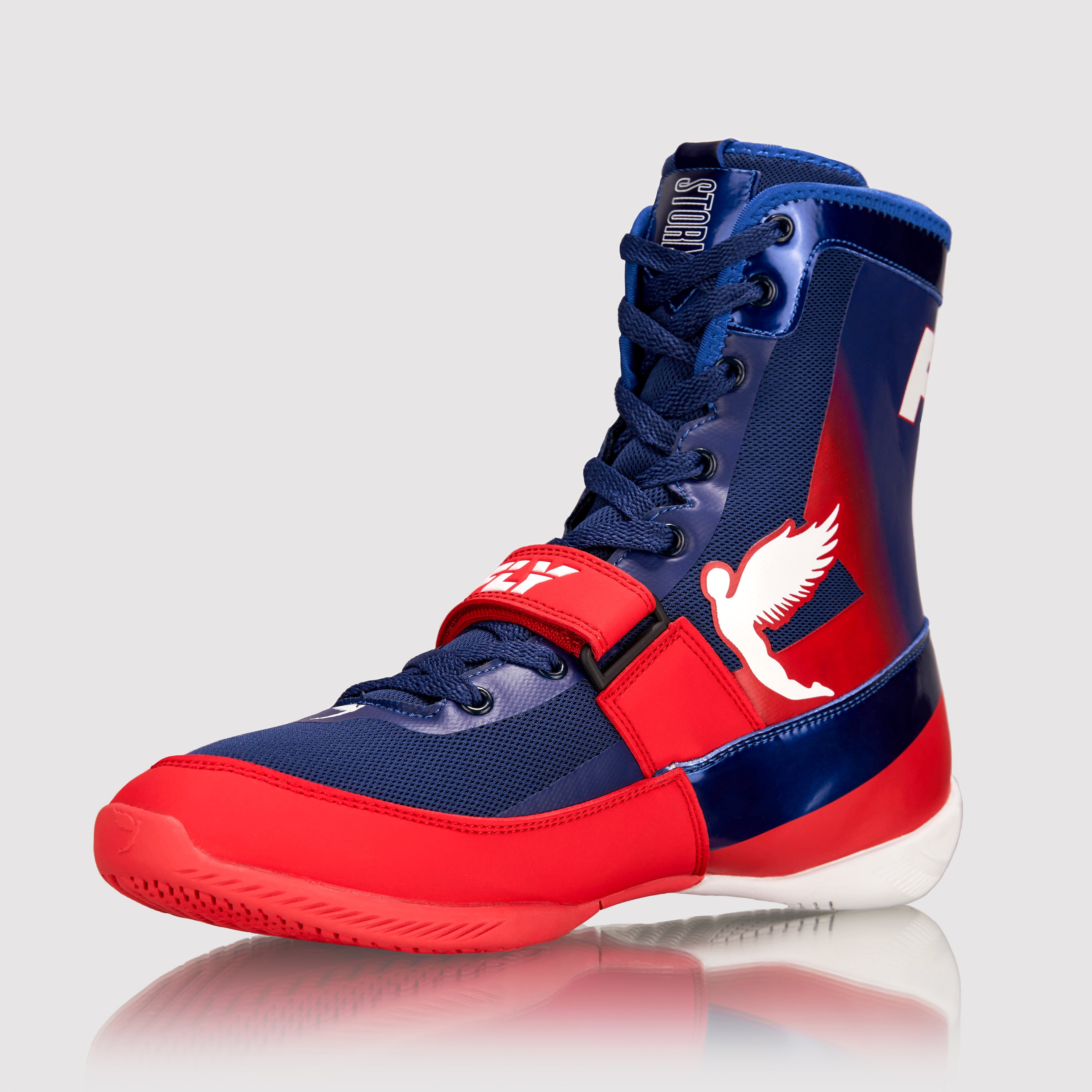 Red nike boxing boots online