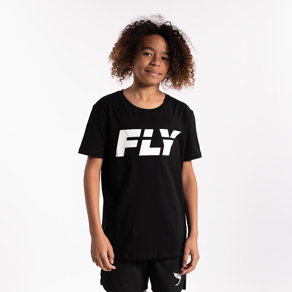 Kids Big Logo Tee Black (6793535193157)