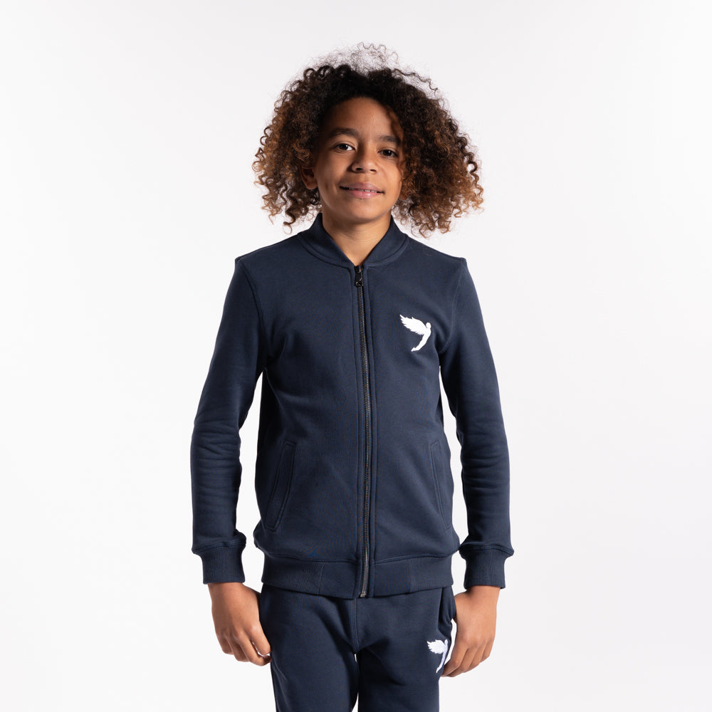 Kids Tracksuit Jacket Blue (6793673015365)