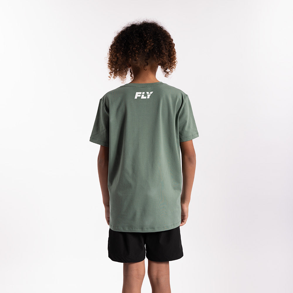 Kids Big Logo Tee Green (6793535160389)