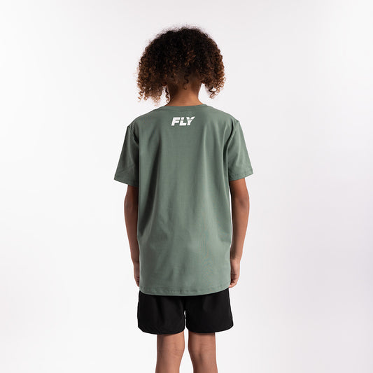 Kids Big Logo Tee Green (6793535160389)