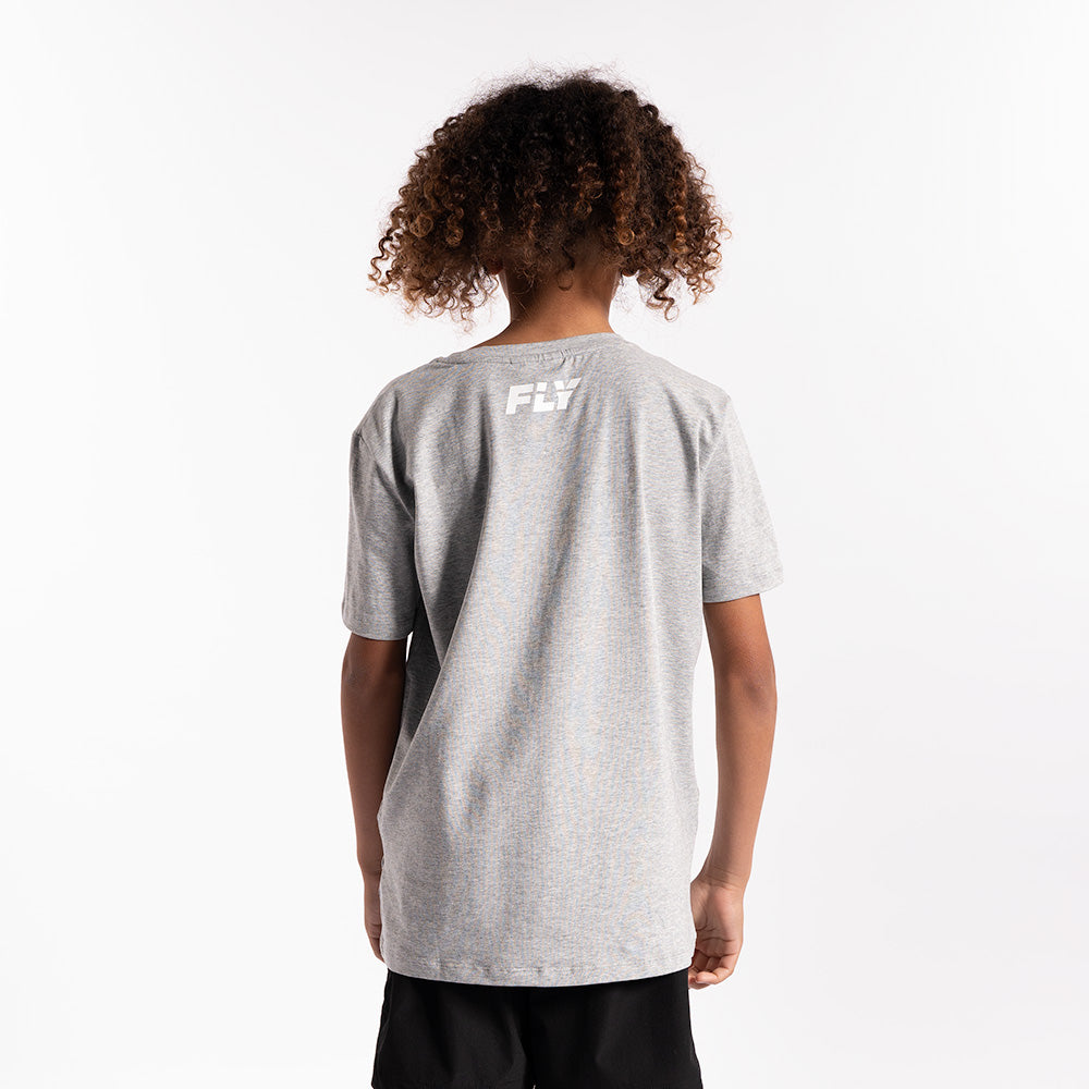 Kids Big Logo Tee Grey (6793535062085)