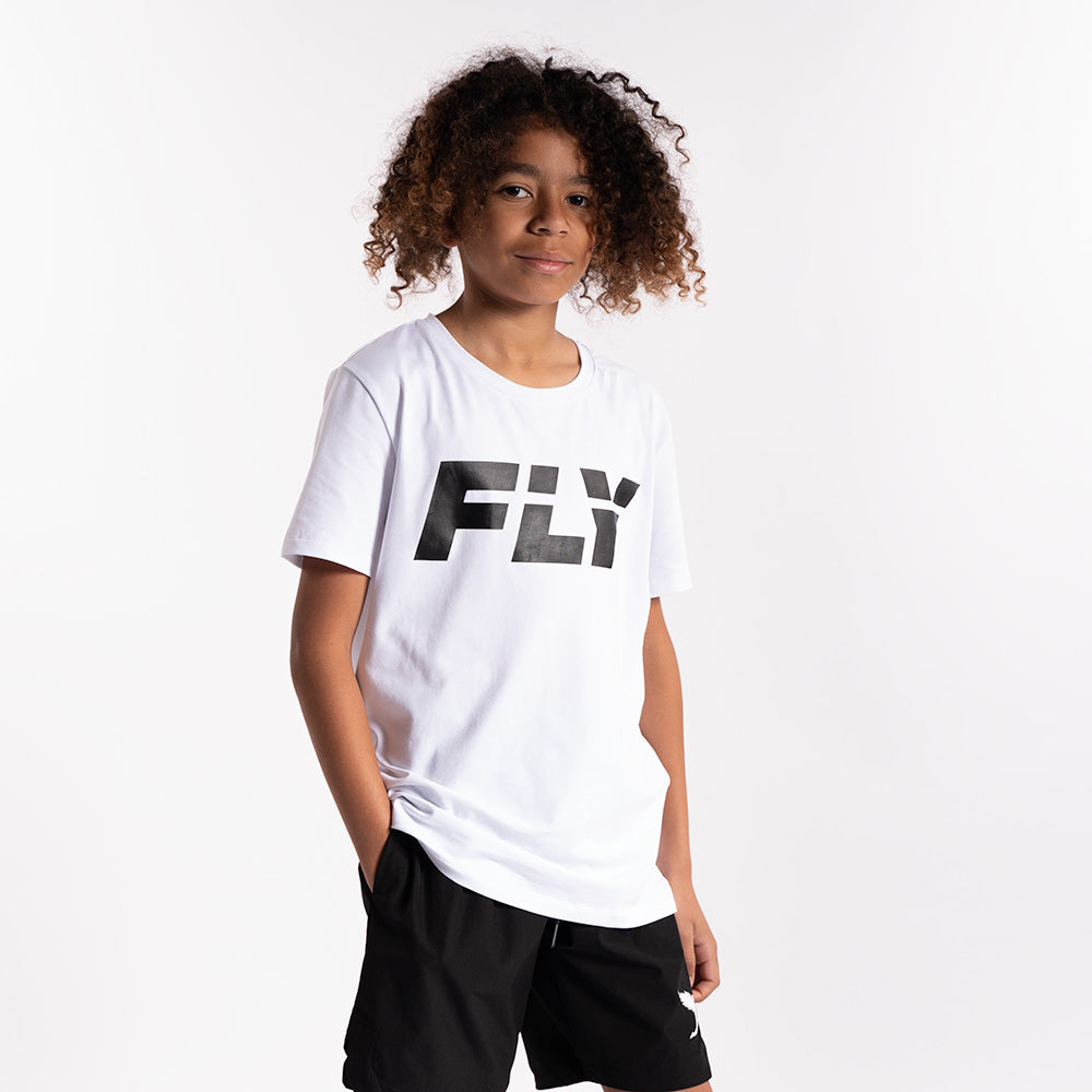 Kids Big Logo Tee White (6793535127621)