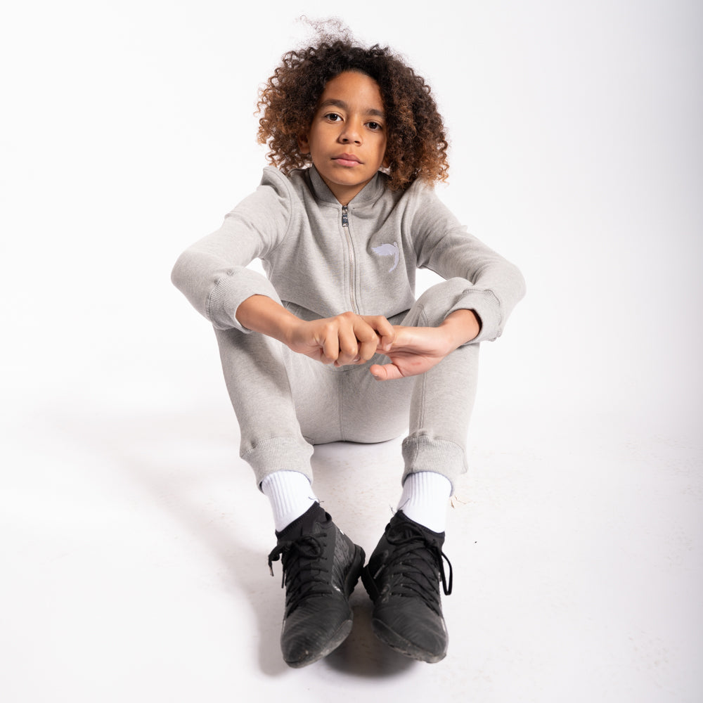 Kids Tracksuit Jacket Grey (6793673310277)