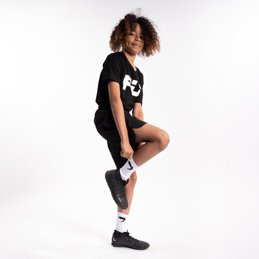 Kids Big Logo Tee Black (6793535193157)